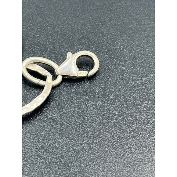 Artisan Sterling Silver White Freshwater Pearl Ladybug Link Charm Bracelet - Picture 8 of 13